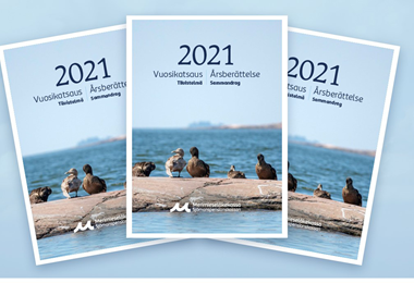 Vuosikatsauksen 2021 kansikuva