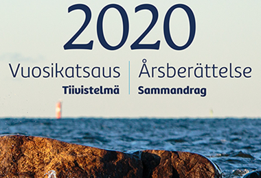 Merimieseläkekassan vuosikertomus 2020 - kansikuva