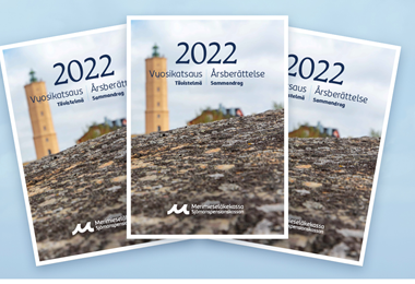 Kansikuva vuosikatsauksesta 2022