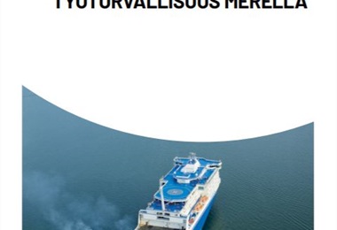 Työturvallisuus merellä esitteen kansilehti