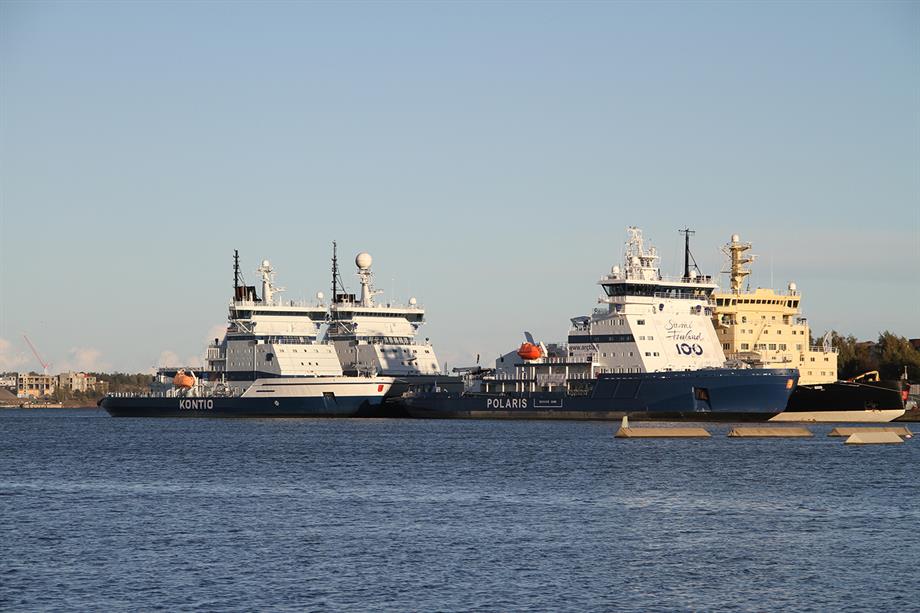 Jäänmurtajat Katajanokalla