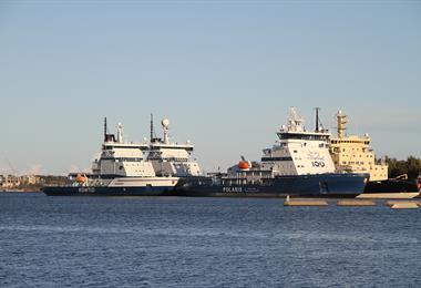 Jäänmurtajat Katajanokalla