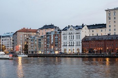 Koy Kanavaranta 9, Helsinki mereltä kuvattuna