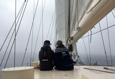 Matkakaverit Purjelaivasäätiön S/Y Helenalla
